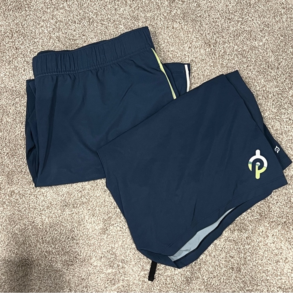 Peloton 7” Shorts (2 Pairs) Mens XL Blue Training Gym Lightweight Workout